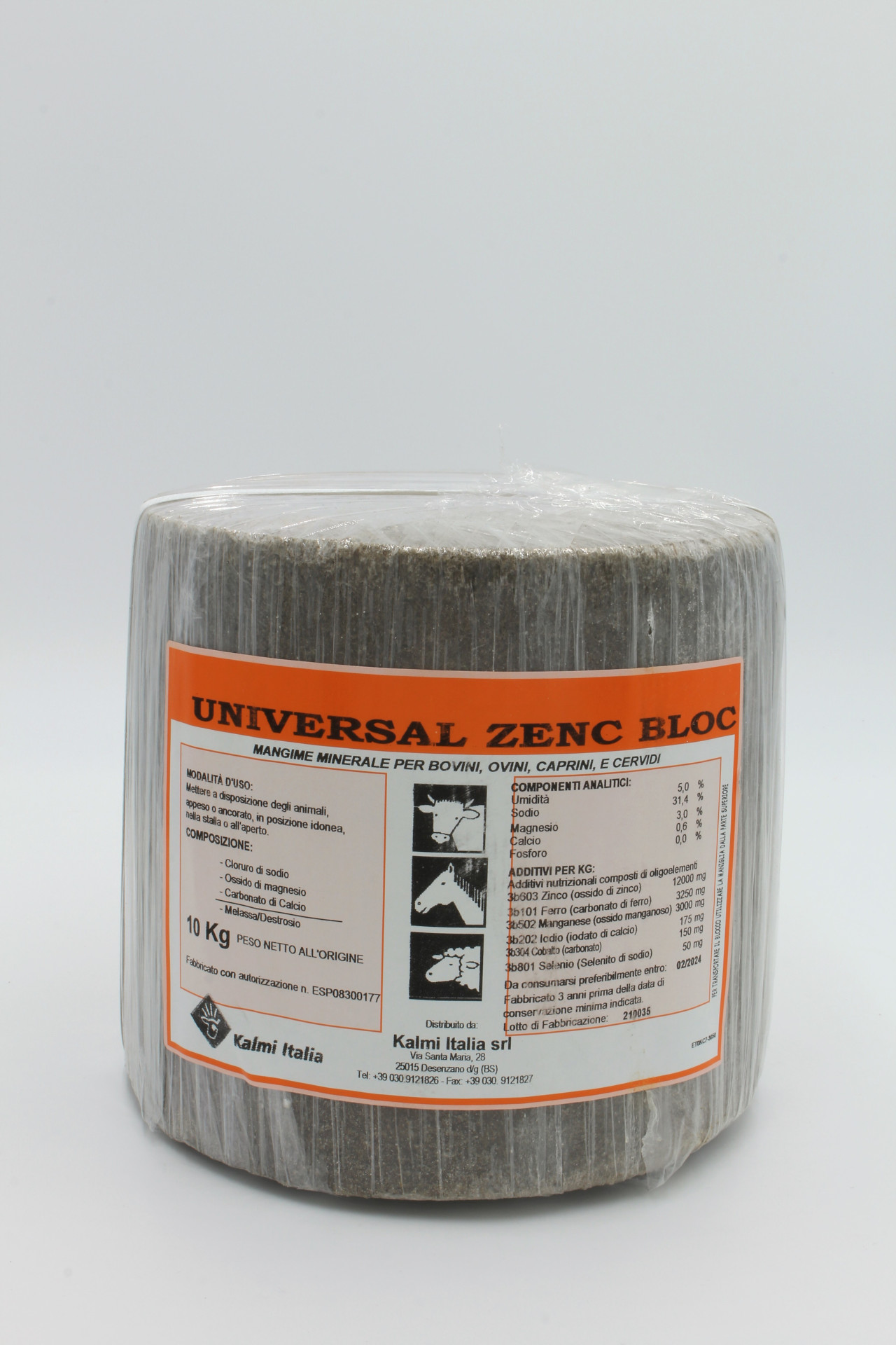BLOCCO SALE UNIVERSAL ZENC BLOCK 10Kg