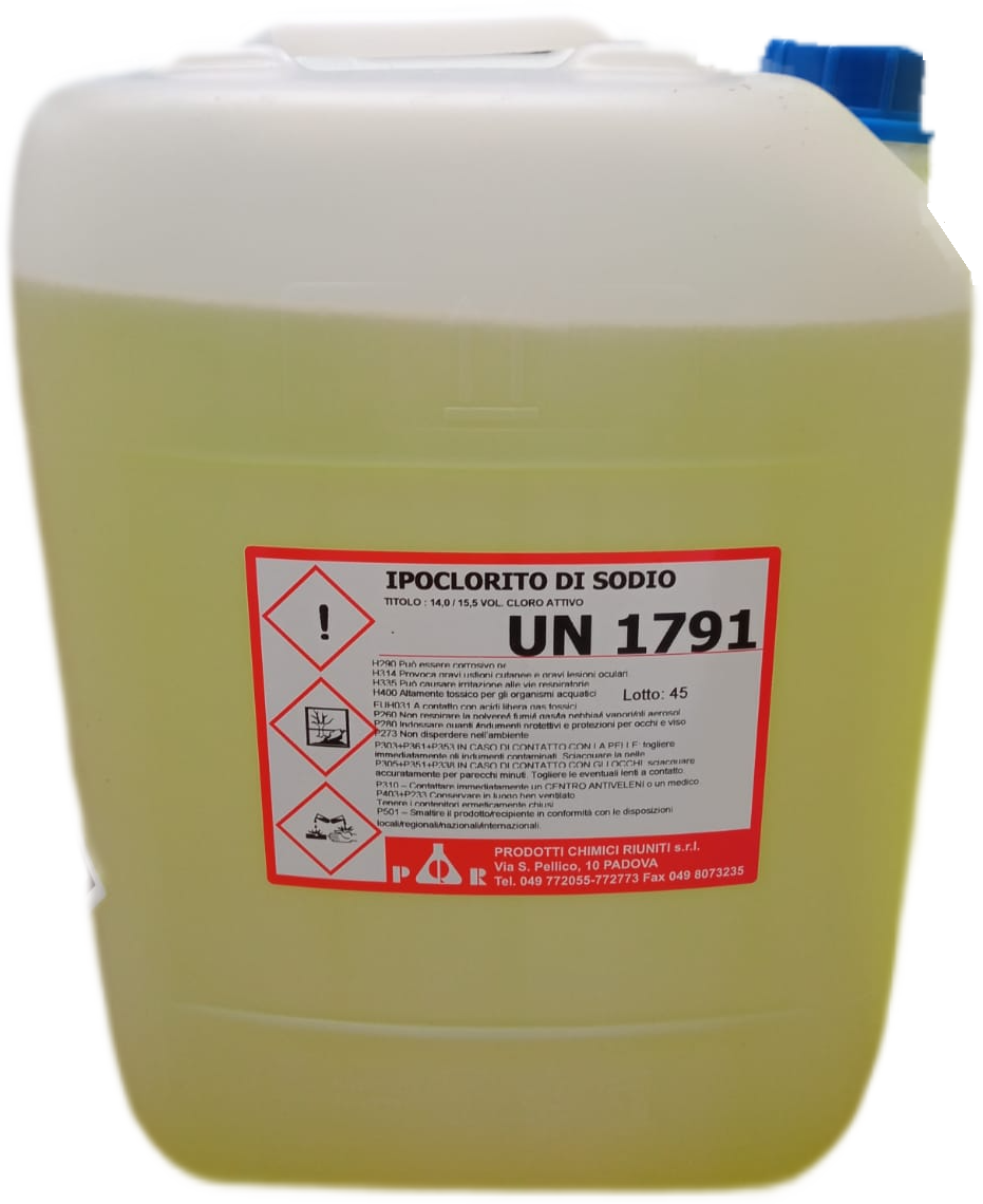 IPOCLORITO DI SODIO 15% - 27 KG