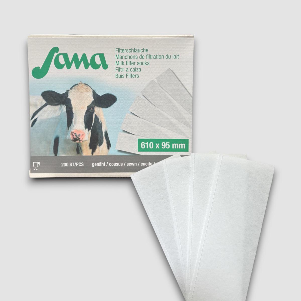 FILTRO A CALZA 610x95 200 PZ CUCITI SAMA