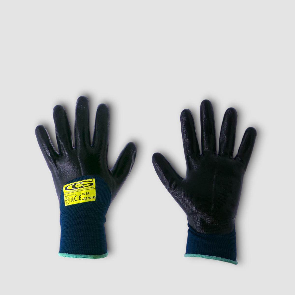 GUANTO NERO NIBER PLUS 140 NITRILE