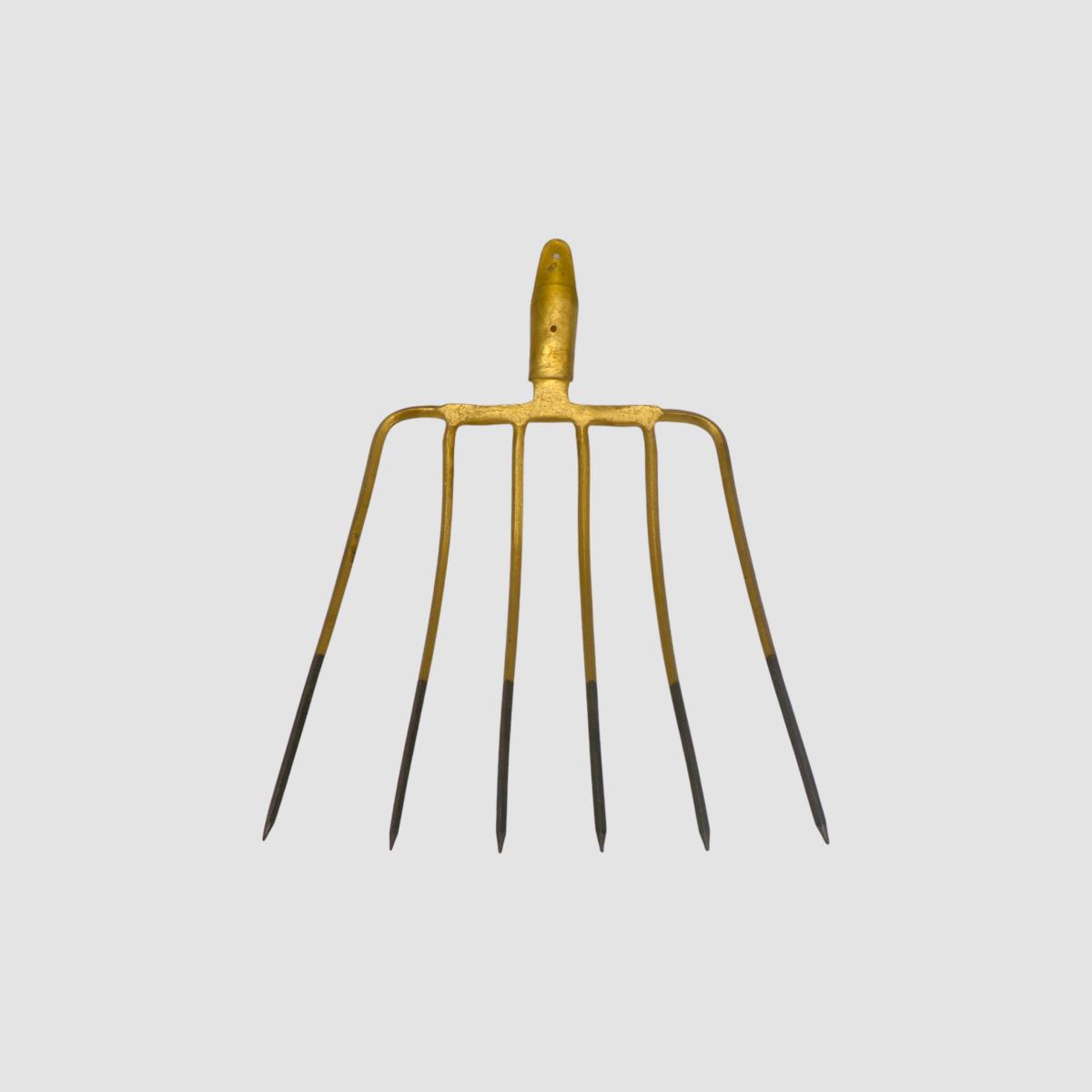 FORCA  6 DENTI 35x29 GIALLA