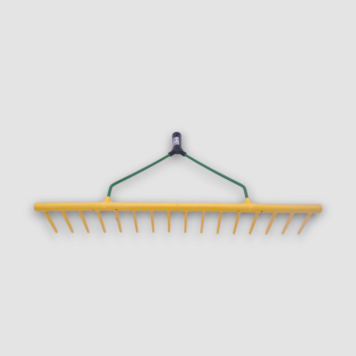 RASTRELLO IN PLASTICA giallo 16 denti