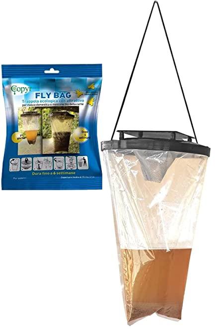 FLYBAG trappola mosche sacchetto usa e getta