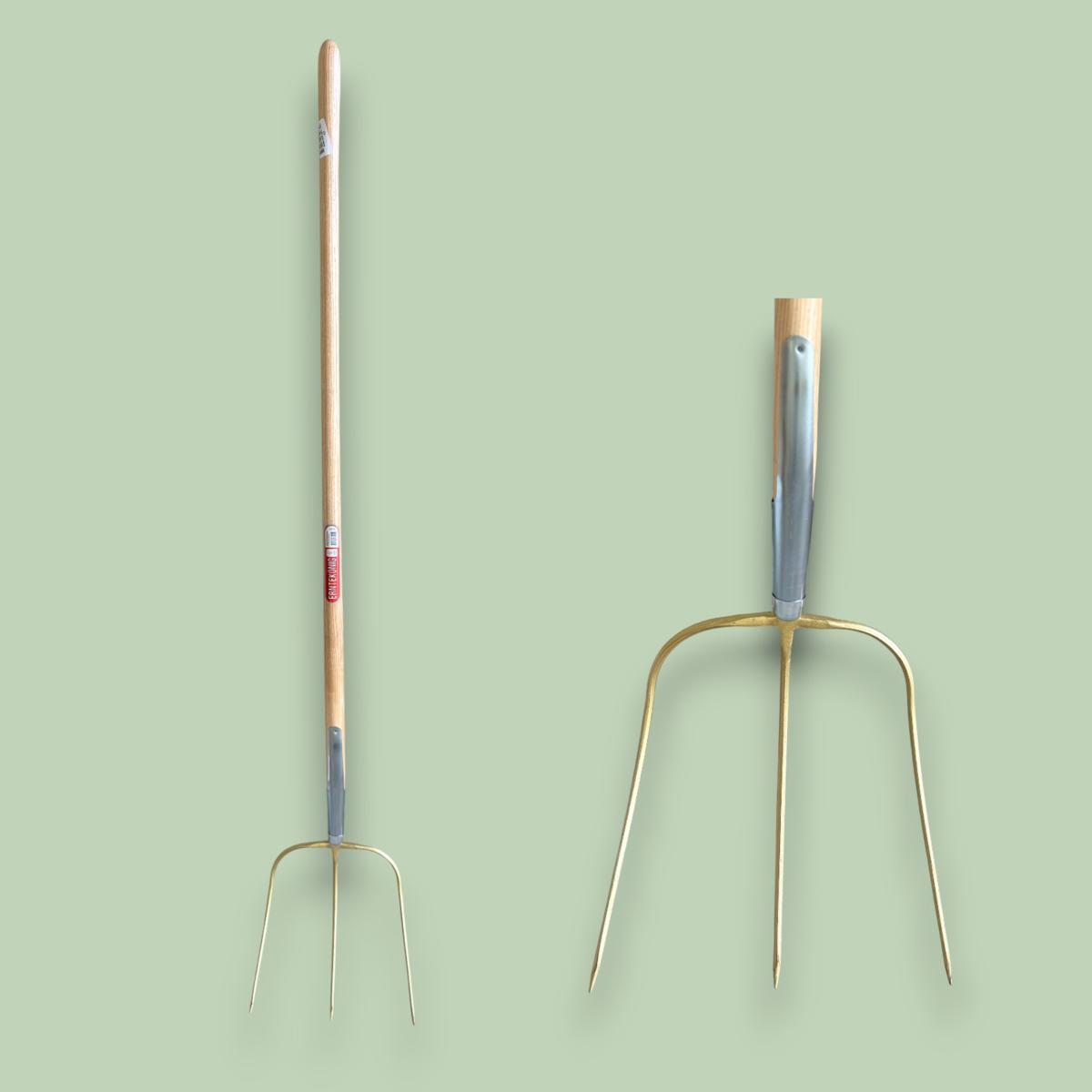 FORCA  3 DENTI 30x30 c/manico