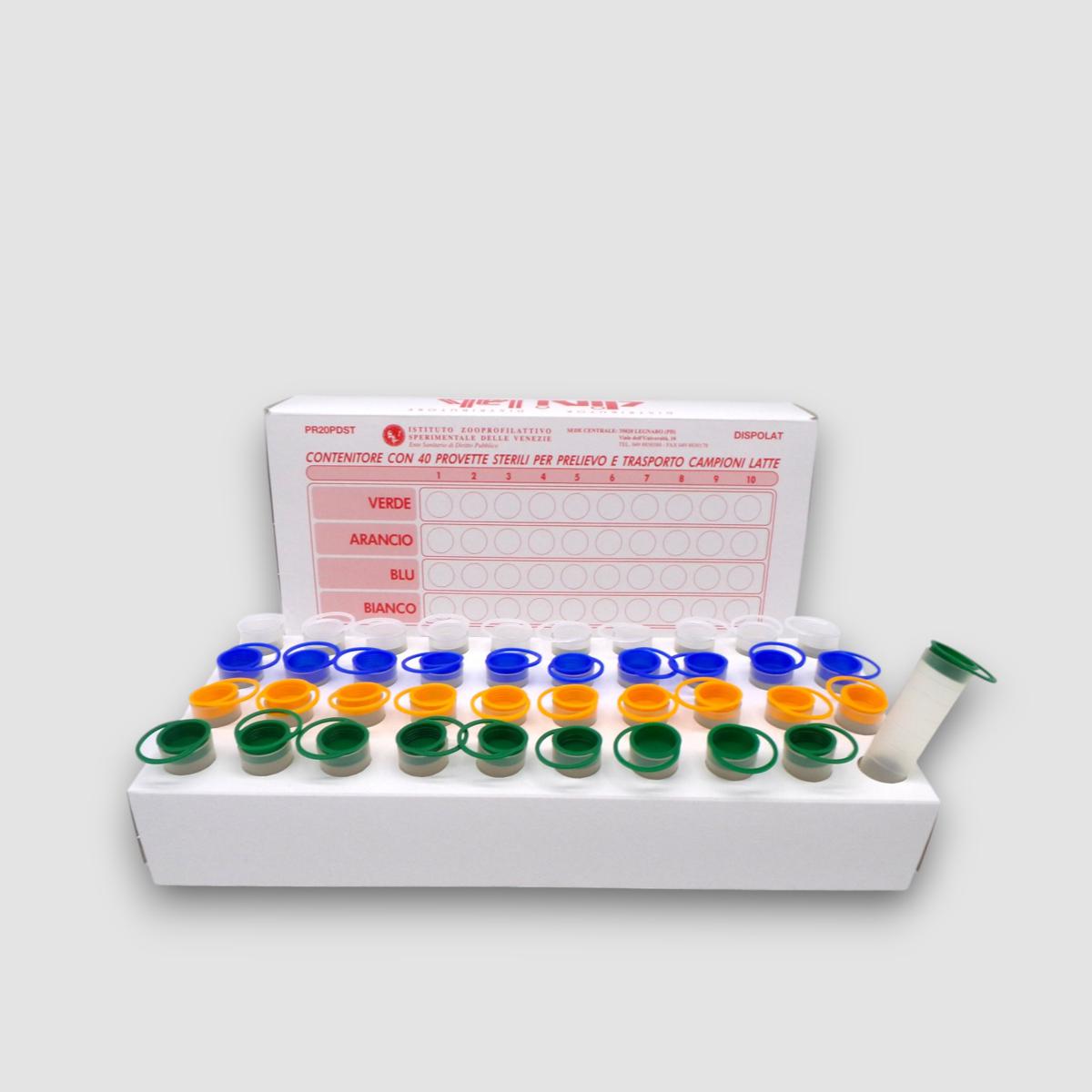 PROVETTA LATTE 60mm T/COLORATO con alveare